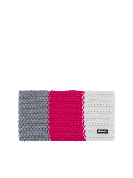 Stirnband Eisbar Jamie Flag STB Grey Mele/Pitti Pink/White - 2025/26