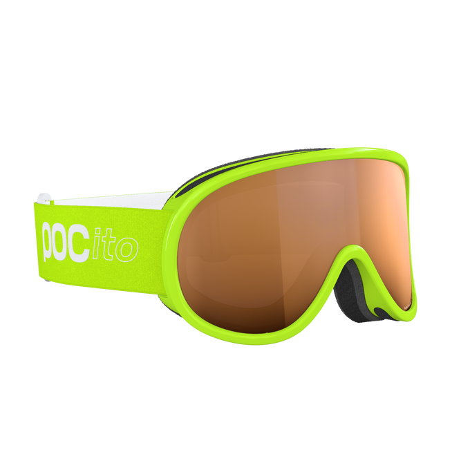 Goggles POC Pocito Retina Fluorescent Yellow/Green/Partly Sunny Light Orange - 2025/26