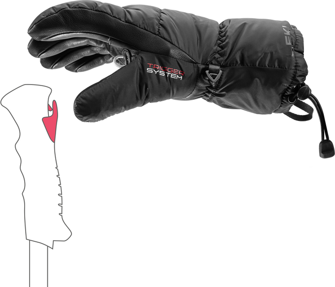 Gloves LEKI Glace 3D Women Black - 2025/26