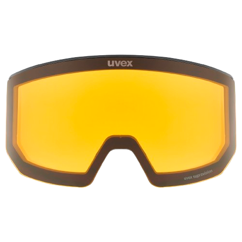 Brille Uvex lace ATTRACT FM Black Matt/Mirror Ice Blue + spare lens - 2025/26