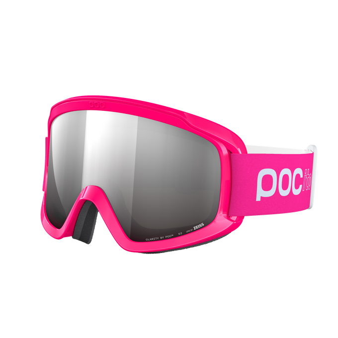 Goggles POC POCito Opsin Fluorescent Pink/Partly Sunny Silver - 2025/26