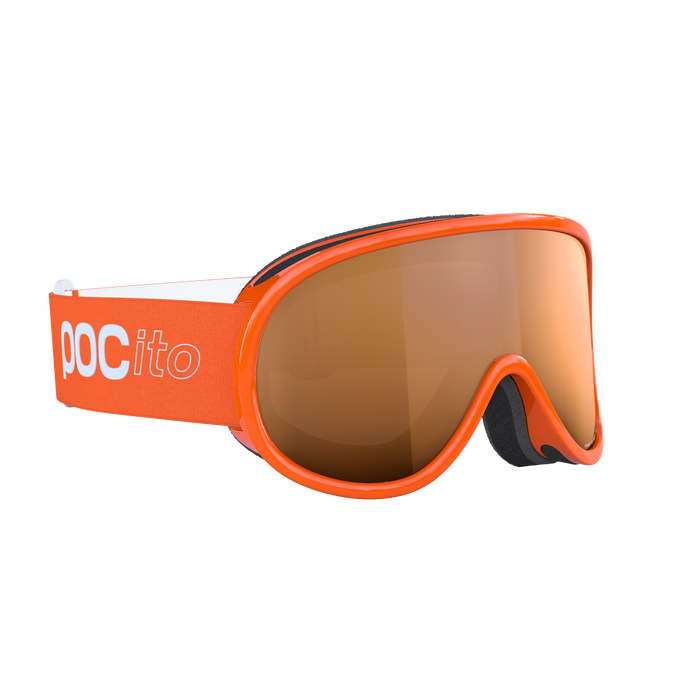 Brille POC Pocito Retina Fluorescent Orange/Partly Sunny Light Orange - 2025/26