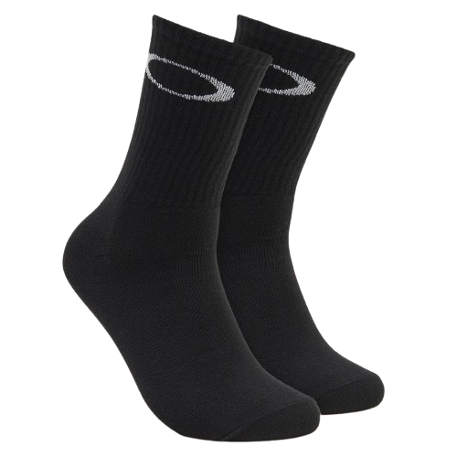 Socken Oakley Ellipse Crew Sock Blackout - 2025