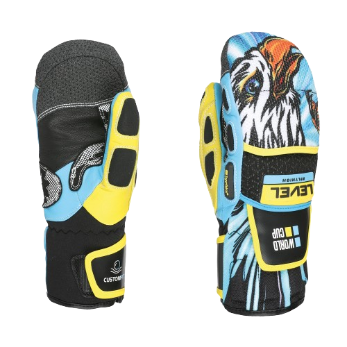 Gloves Level Worldcup JR CF Mitt Yellow/Blue - 2025/26