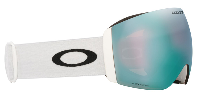 Goggles Oakley Flight Deck Pro L Matte White/Prizm Snow Sapphire Iridium + Additional lens Prizm Snow Iced Iridium - 2025/26