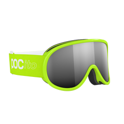 Goggles POC Pocito Retina Fluorescent Yellow/Green/Partly Sunny Silver - 2025/26