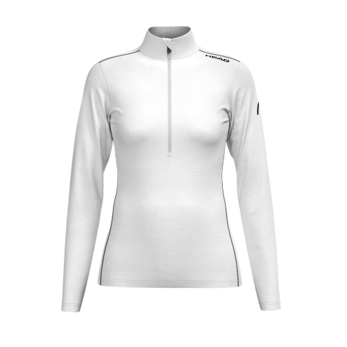Bluse HEAD Race Midlayer Women White - 2025/26