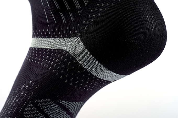 Socken Sidas Run Feel Black/Yellow