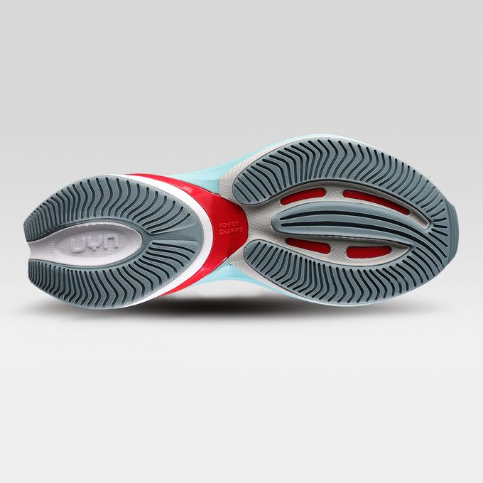 Shoes UYN Lockie Man Shoes Turquoise Sole Silver