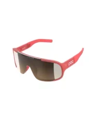 Sunglasses POC Aspire Performance Ammolite Coral Translucent - Brown/Silver Mirror - 2023/24