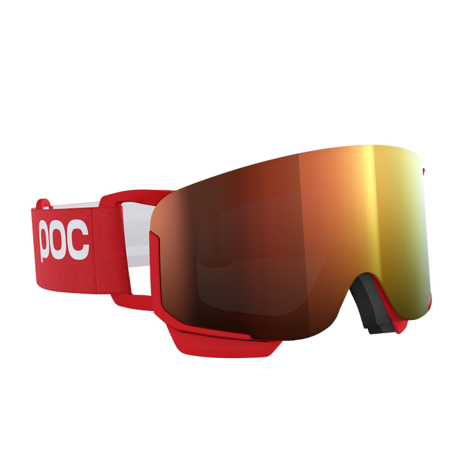 Goggles POC Nexal Mid Prismane Red/Partly Sunny Orange - 2025/26