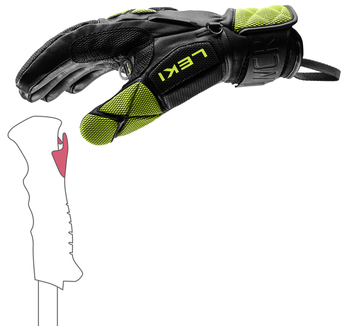 Gloves LEKI WCR Venom DH 3D - 2025/26