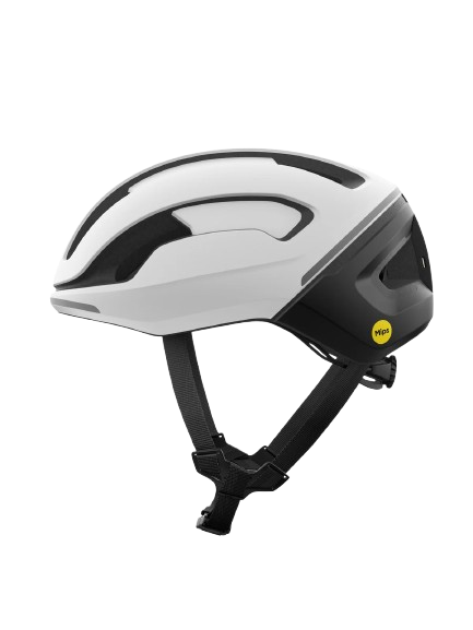 Fahrradhelm POC Omne Beacon MIPS Hydrogen White Matt/Uranium Black Matt - 2025