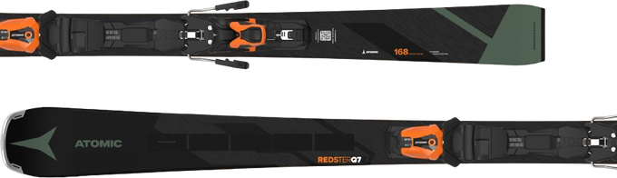 Ski Atomic Redster Q7 Revoshock C + MI 12 GW Black/Orange - 2025/26