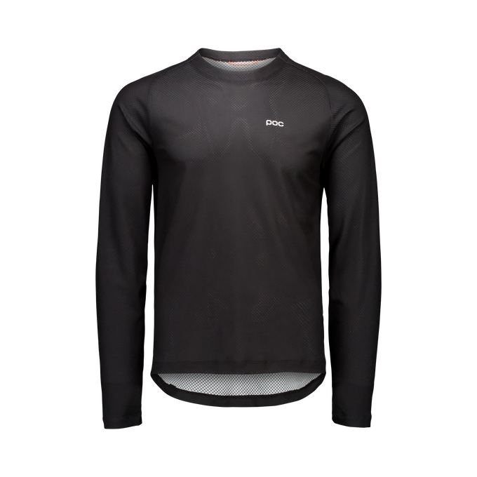 POC M's Motion Air L/S Jersey Uranium Black - 2025