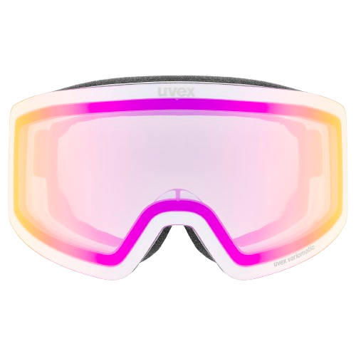 Goggles Uvex Provoqe V White Matt/Mirror Pink - 2025/26