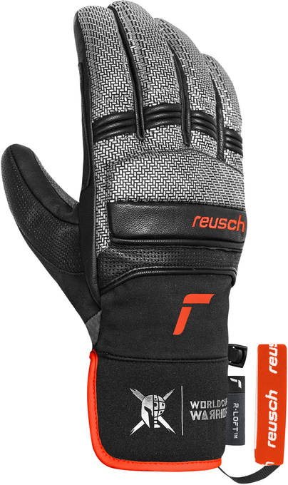 Gloves Reusch Alpine Master Black/Silver/Fluo Red - 2025/26