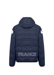 Men's down jacket Colmar Replica Quilted Hoodie Jacket Navy/Rosso - 2025/26