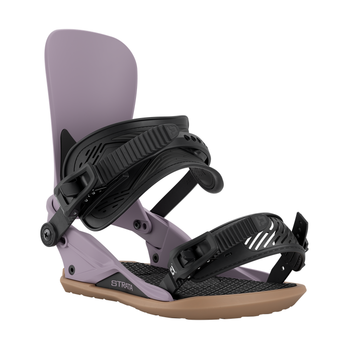 Snowboard Bindings Union Strata Grey Violet - 2025/26