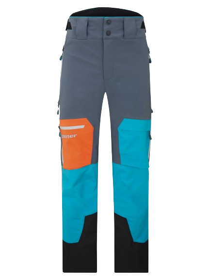 Ski pants Ziener Tewes Full-Zip Junior Teamwear Carribean Ombre - 2025/26