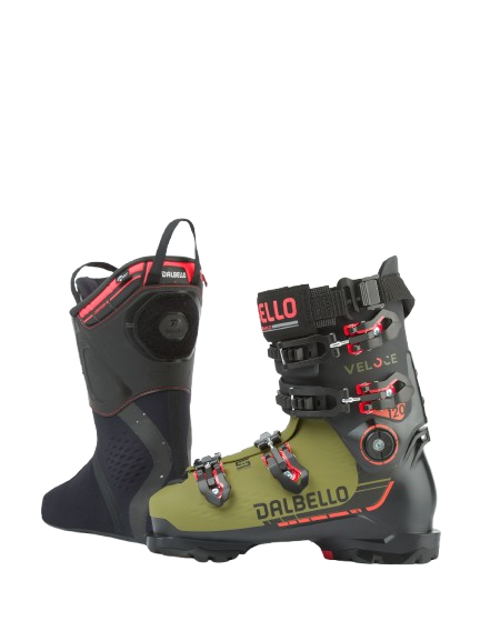 Skischuhe Dalbello Veloce 120 MV Black/Olive - 2025/26