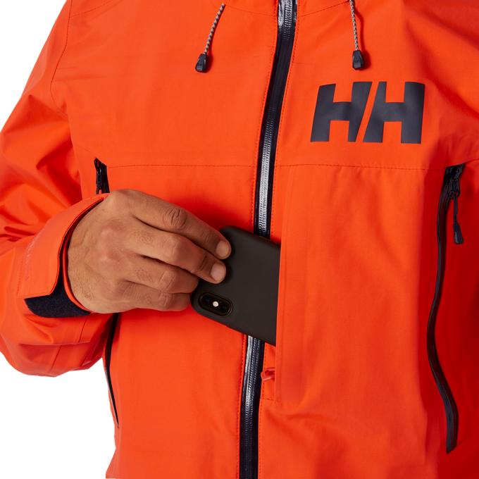 Skijacke Helly Hansen Sogn Shell 2.0 Jacket Cherry Tomato - 2024/25