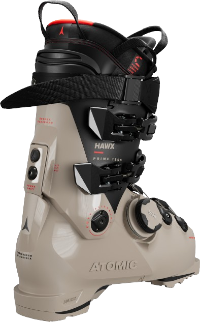 Skischuhe Atomic Hawx Prime 130 S BOA GW Cement/Black/Red - 2025/26