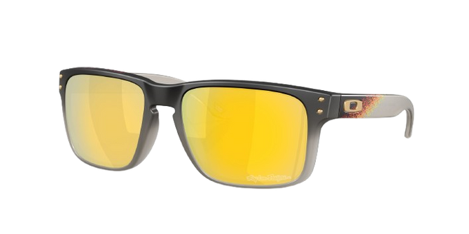 Sonnenbrille Oakley Holbrook Troy Lee Designs Black Fade Frame/Prizm 24K Polarized Lenses