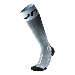 Skisocken UYN Man Ski One Merino Socks Grey Melange/White - 2025/26