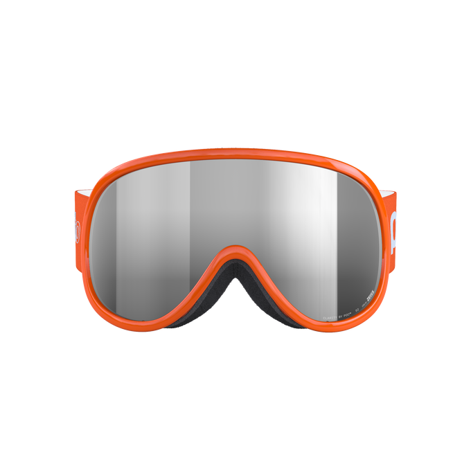 Goggles POC Pocito Retina Fluorescent Orange/Partly Sunny Silver - 2025/26
