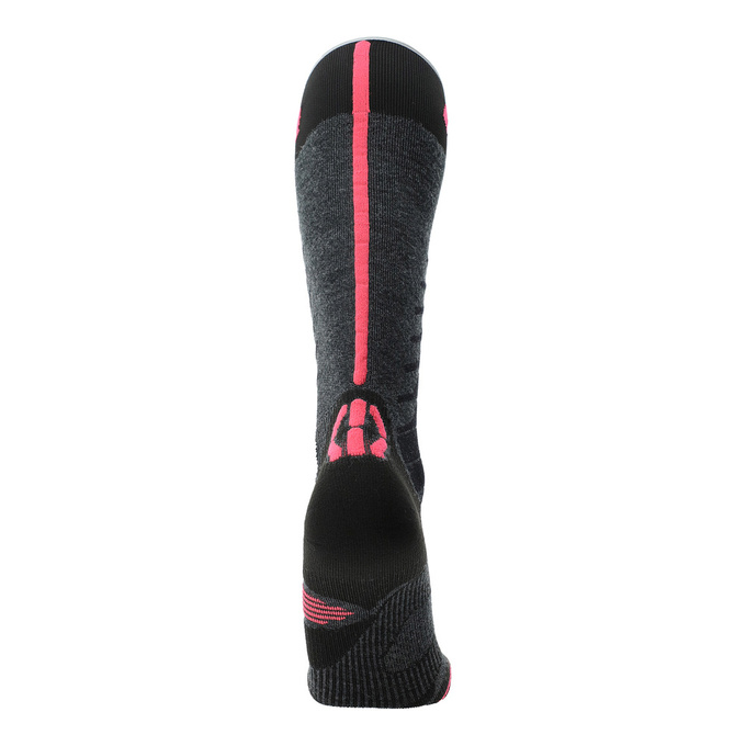 Ski socks UYN Woman Ski One Merino Anthracite/Pink - 2025/26