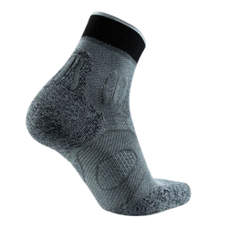 Outdoor Socken UYN Man Trekking One Low Cut Socks Grey/Black