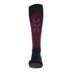 Ski socks UYN Women Ski One Biotech Black/Purple - 2025/26