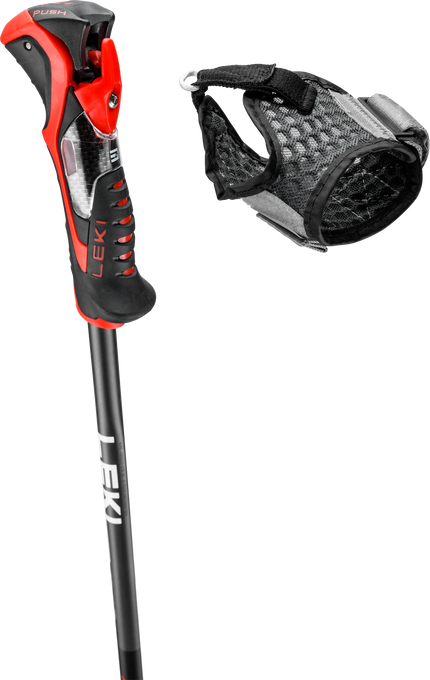 Poles LEKI Airfoil 3D Black/Red - 2025/26