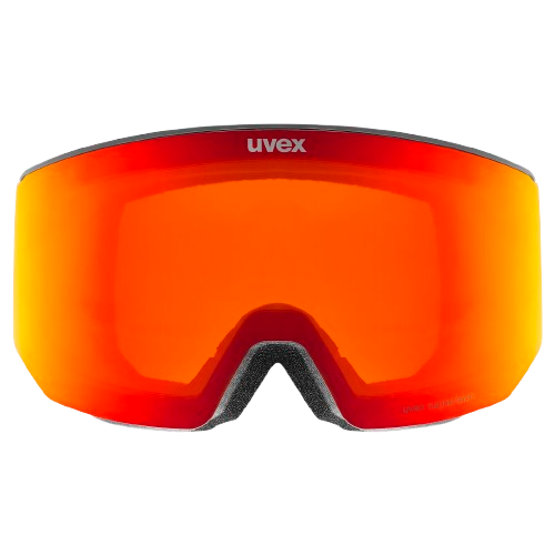 Brille Uvex lace ATTRACT FM Black Matt/Mirror Red + spare lens - 2025/26