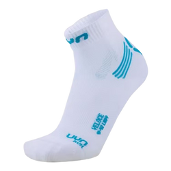 Outdoor Socks UYN Run Veloce Woman White/Turquoise