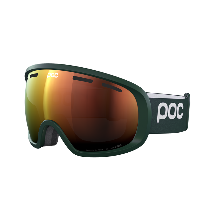 Ski goggles POC Fovea Pargasite Green/Partly Sunny Orange - 2025/26