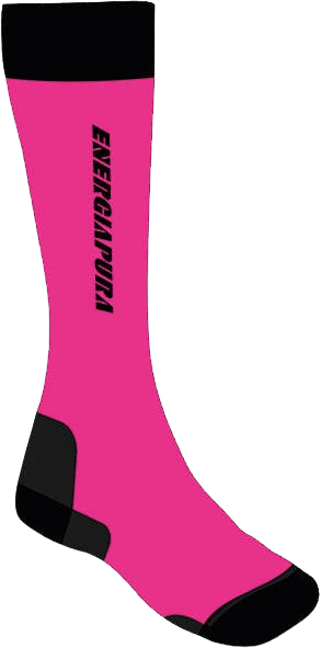 Skisocken ENERGIAPURA Long Socks Top Silk Pink - 2022/23