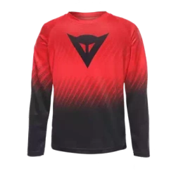 Cycling Jersey Dainese Scarabeo Jersey LS High-Risk-Red/Black - 2023