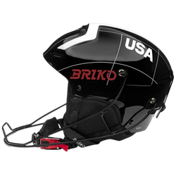 Helm Briko Slalom 2.0 USA Shiny Black/White - 2025/26