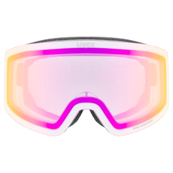 Goggles Uvex Provoqe V White Matt/Mirror Pink - 2025/26