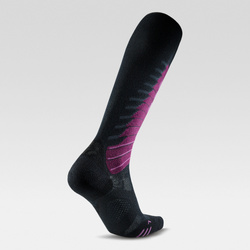 Ski socks UYN Women Ski One Biotech Black/Purple - 2025/26