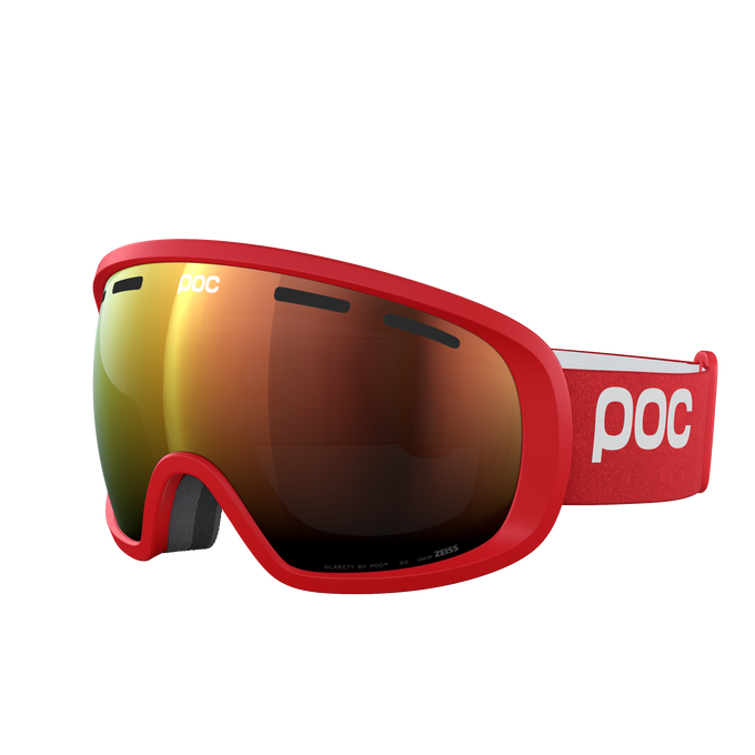 Skibrille POC Fovea Prismane Red/Partly Sunny Orange - 2025/26