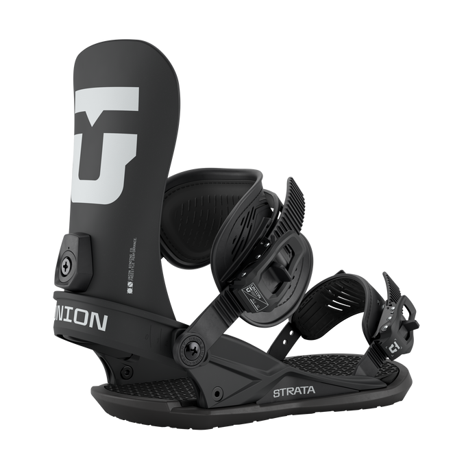 Snowboard Bindings Union Strata Black - 2025/26