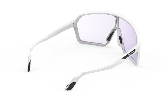 Sunglasses Rudy Project SPINSHIELD WHITE MATTE - Impactx™ Photochromic 2 Laser Purple