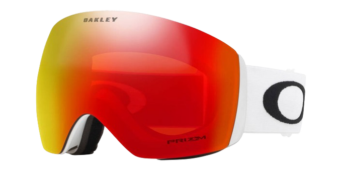 Brille Oakley Flight Deck L Matte White/Prizm Snow Torch Iridium - 2025/26