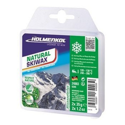 HOLMENKOL Natural Skiwax Bar 2x35g
