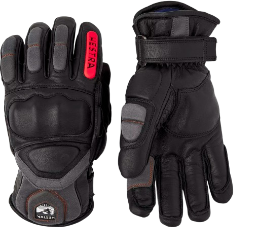 Handschuhe Hestra Impact Racing Sr. Black/Flame Red - 2025/26