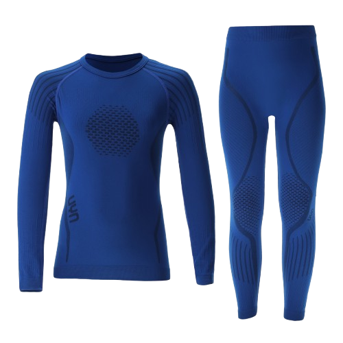 Thermoactive clothing UYN Junior Visyon 2.0 Uw Set (Shirt Lg. sl./pants Long) Royal Blue - 2025/26