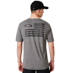 T-Shirt OAKLEY SI Oakley Flag Tee Athletic Heather Gray